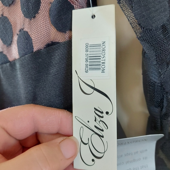 Eiza J Dot Mesh Fit and Flare Dress with pockets - Picture 11 of 15